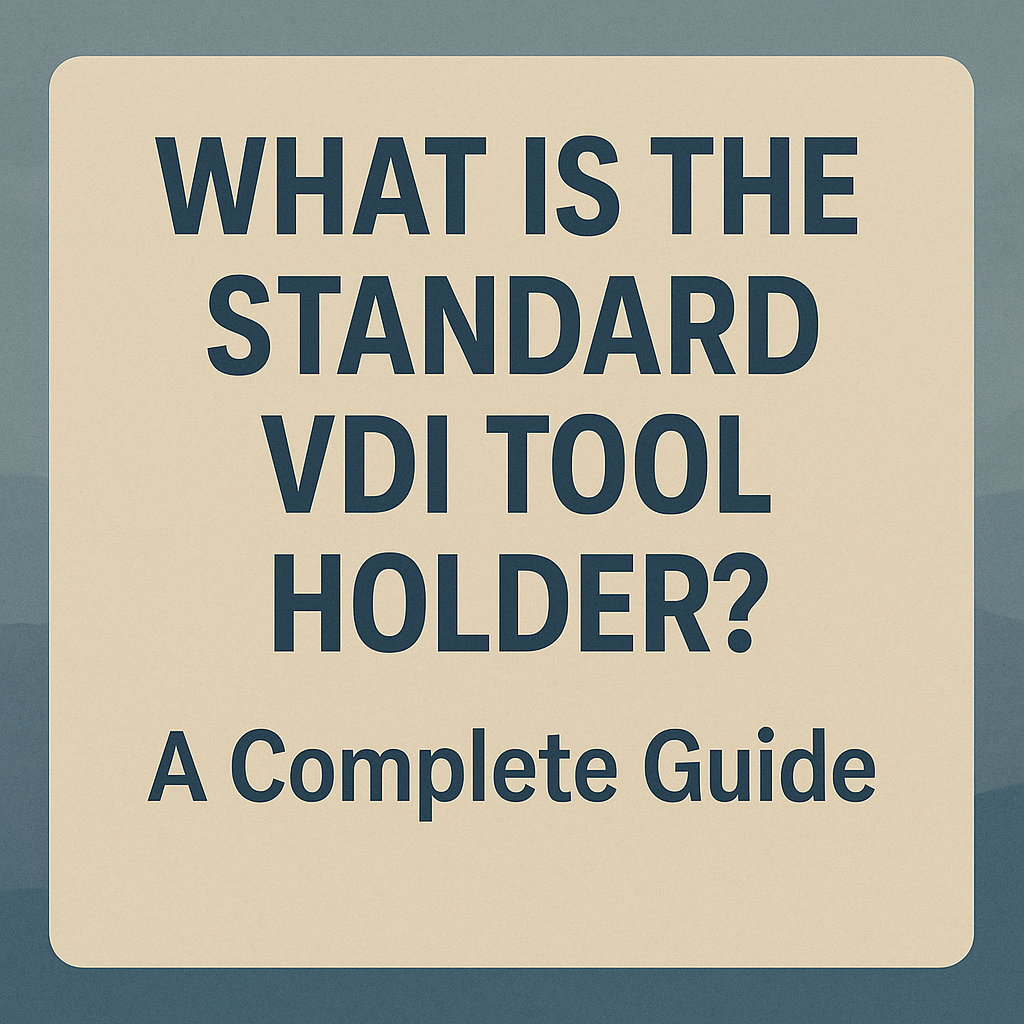 What is the standard VDI tool holder?